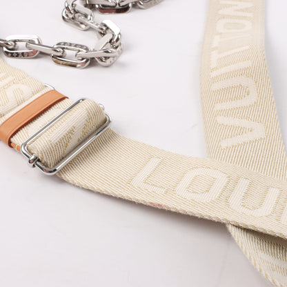 Sac à bandoulière Louis Vuitton Coussin PM double sens Monogram embossé argent M57913
