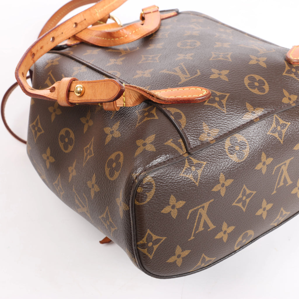 Mochila Louis Vuitton Monsley Monogram de lona marrón M43431