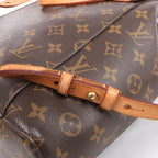 Mochila Louis Vuitton Monsley Monogram de lona marrón M43431