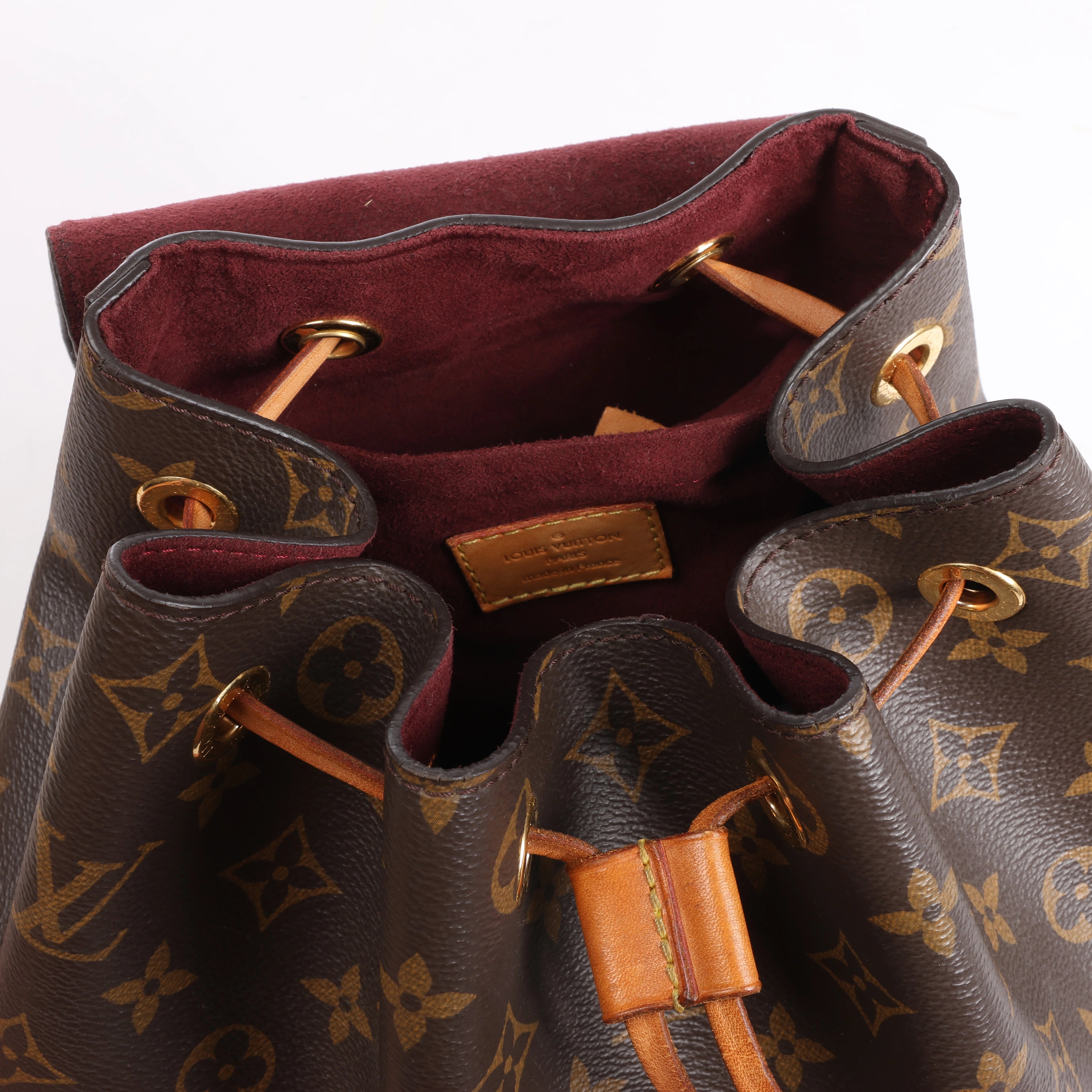 Mochila Louis Vuitton Monsley Monogram de lona marrón M43431