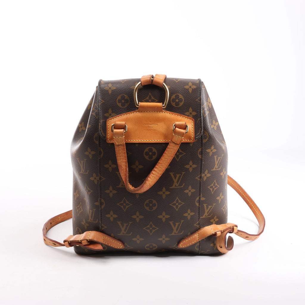 Mochila Louis Vuitton Monsley Monogram de lona marrón M43431