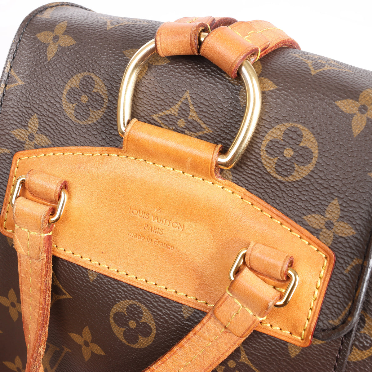 Mochila Louis Vuitton Monsley Monogram de lona marrón M43431