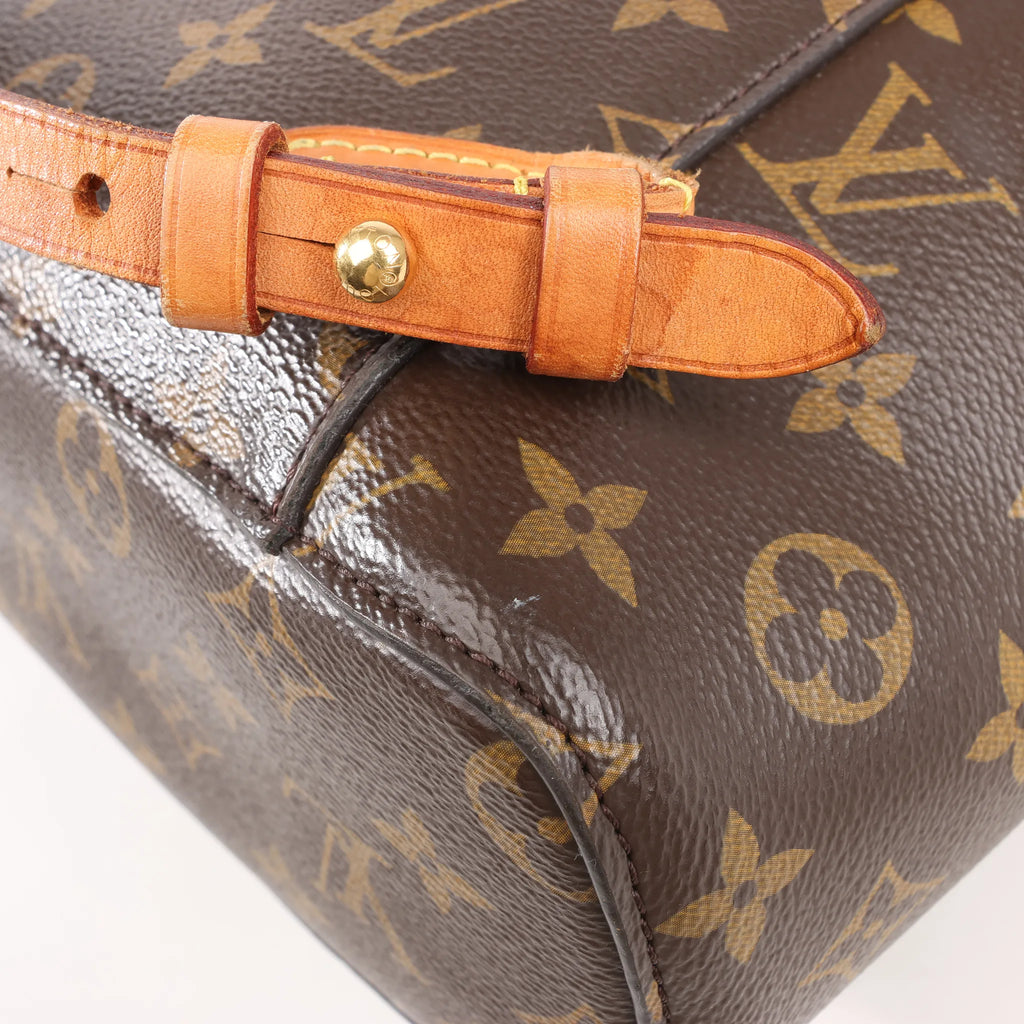 Louis Vuitton Monogram Canvas Monsley Backpack in Brown M43431