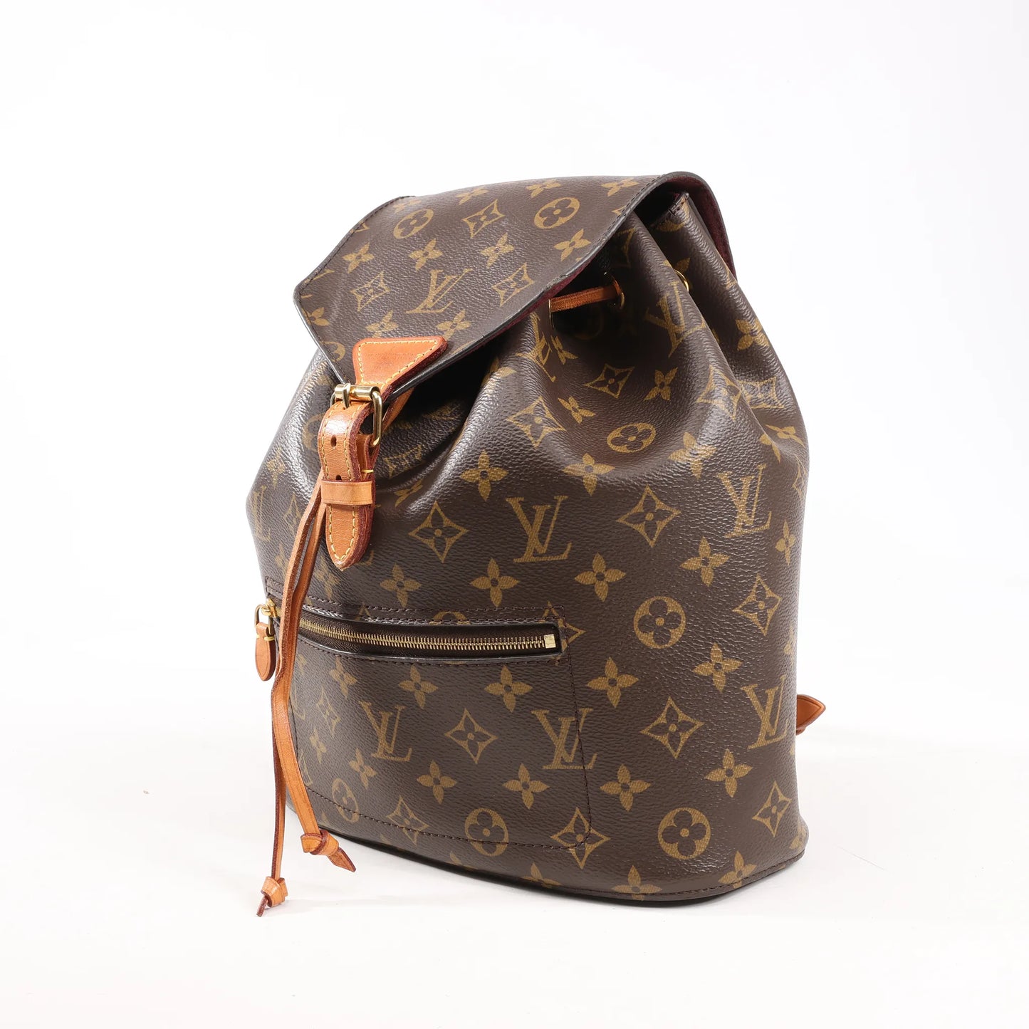 Louis Vuitton Monogram Canvas Monsley Backpack in Brown M43431