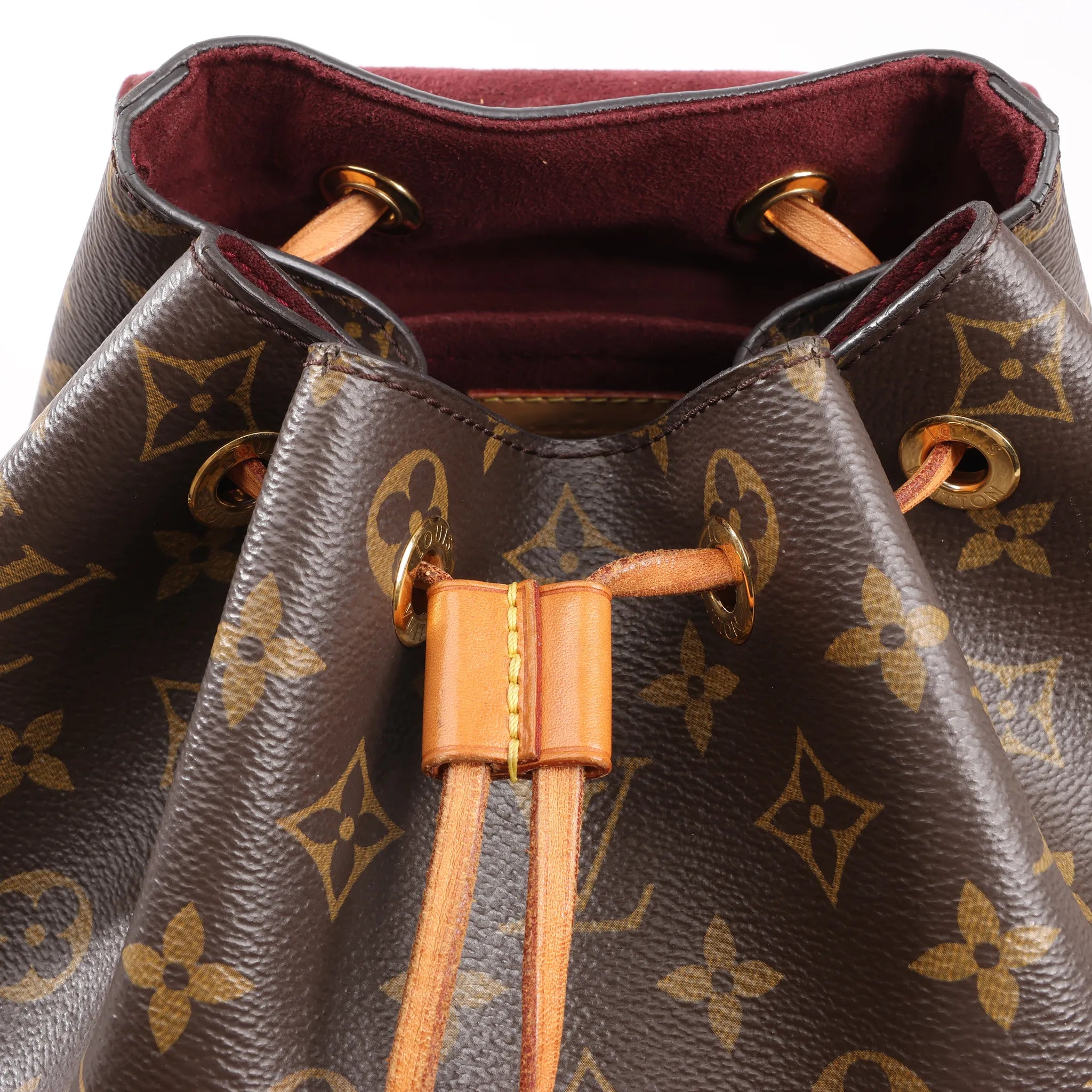 Louis Vuitton Monogram Canvas Monsley Backpack in Brown M43431