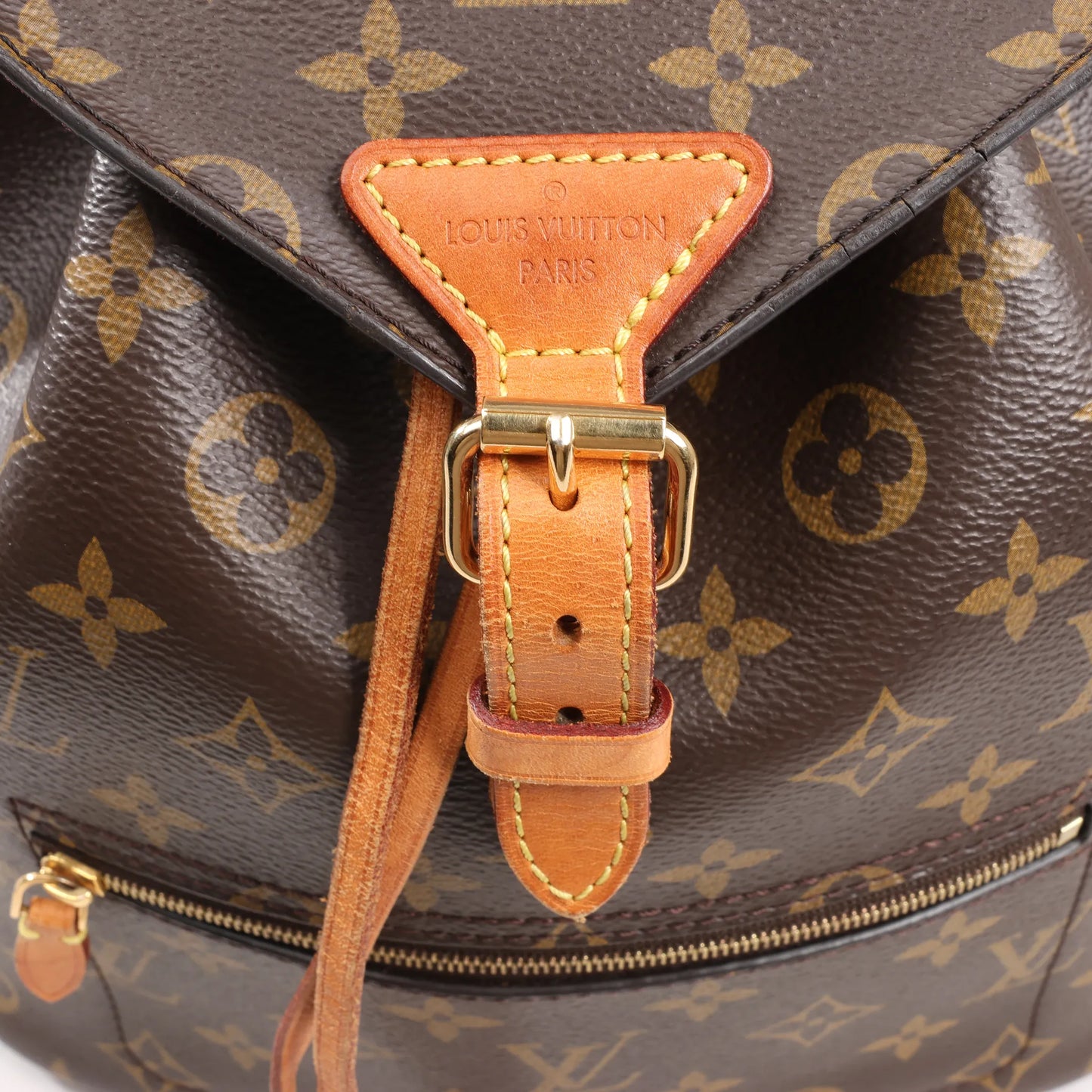Louis Vuitton Monogram Canvas Monsley Backpack in Brown M43431