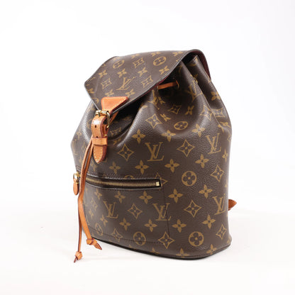 Sac à dos Louis Vuitton Monsley en toile Monogram marron M43431