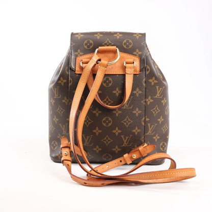 Sac à dos Louis Vuitton Monsley en toile Monogram marron M43431