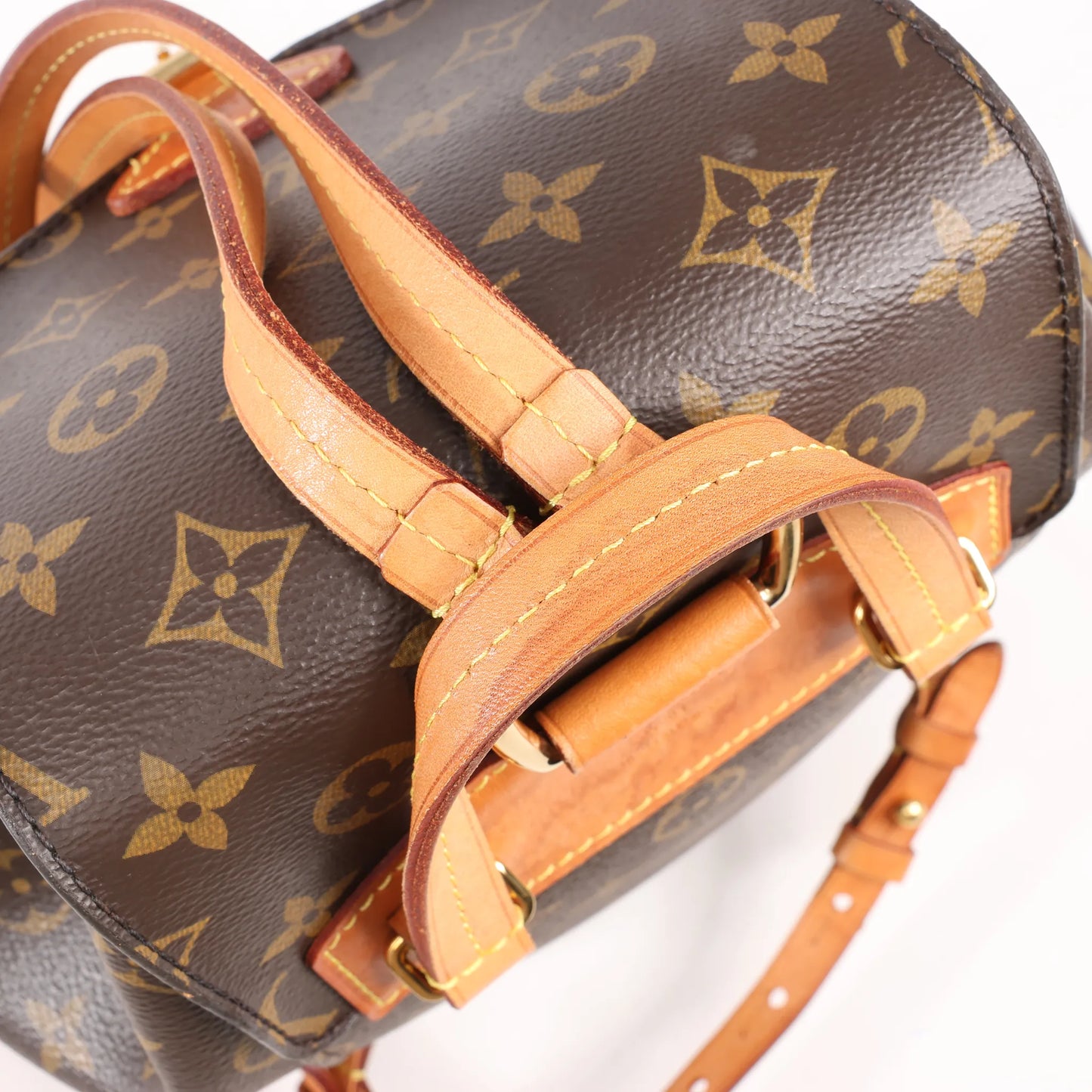 Louis Vuitton Monogram Canvas Monsley Backpack in Brown M43431