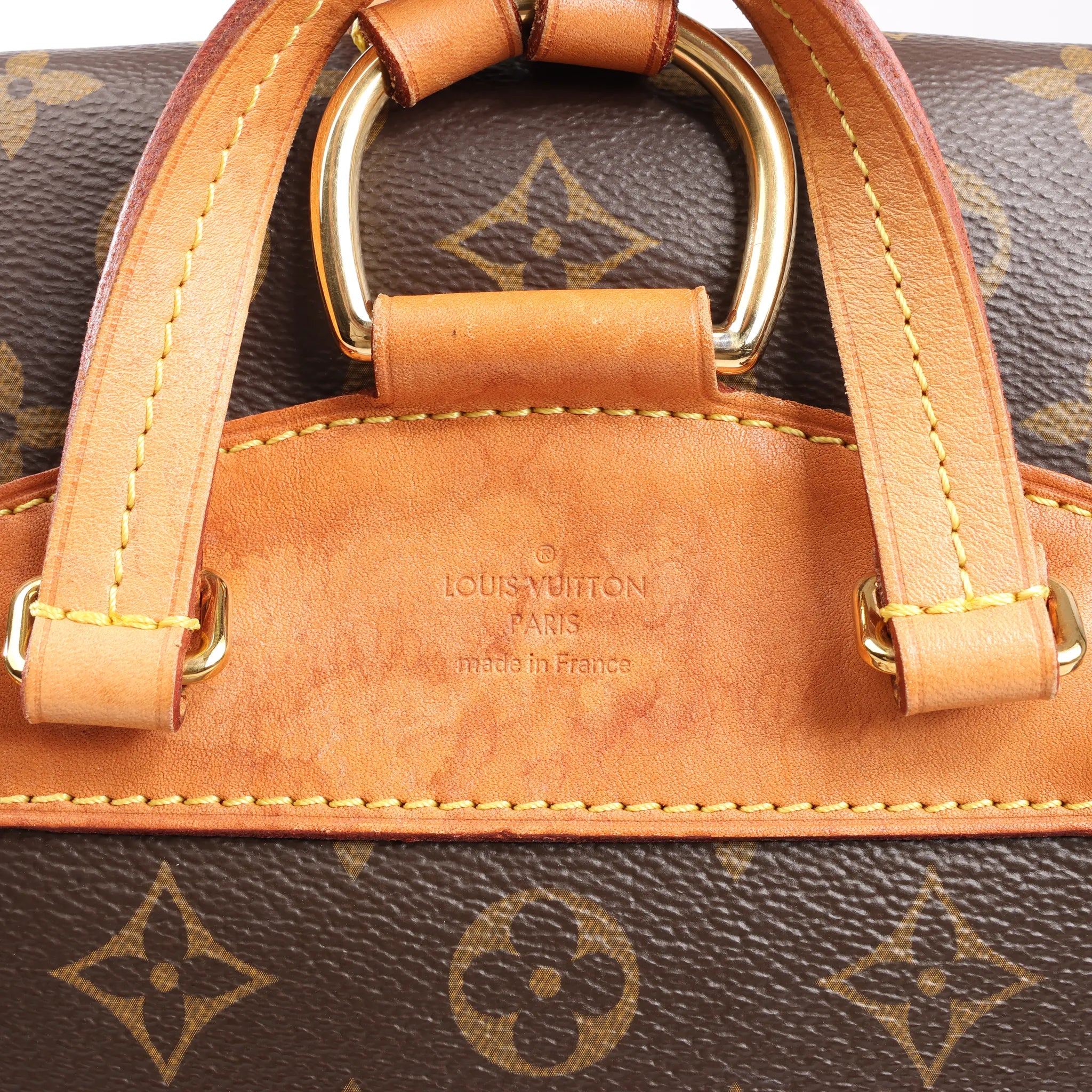 Louis Vuitton Monogram Canvas Monsley Backpack in Brown M43431