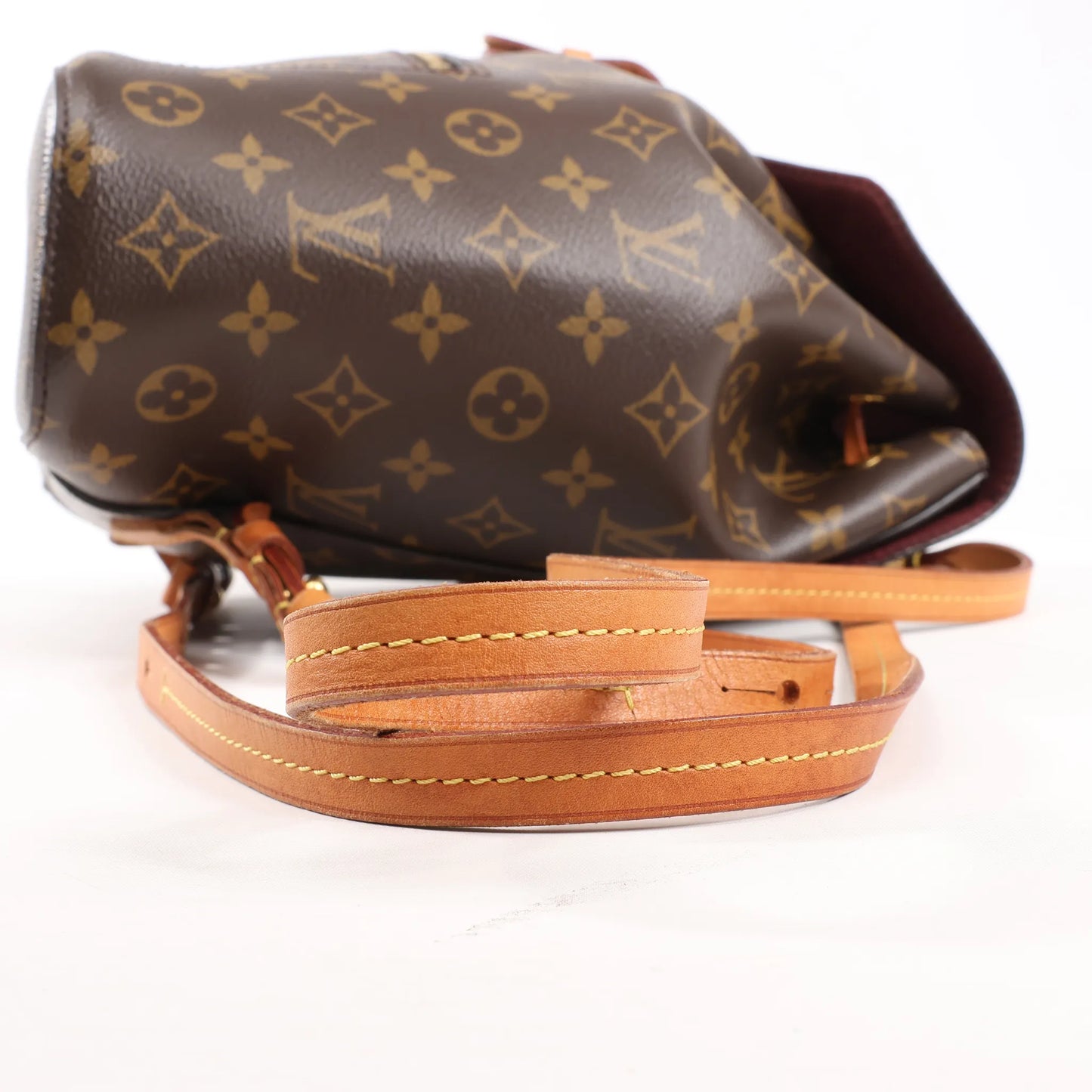 Louis Vuitton Monogram Canvas Monsley Backpack in Brown M43431