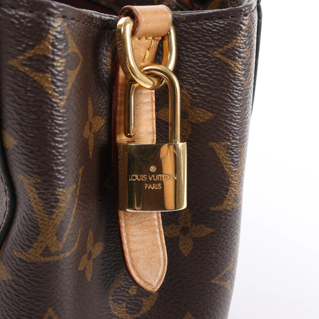 Louis Vuitton Montaigne BB Monogram Canvas Handbag in Brown M41055