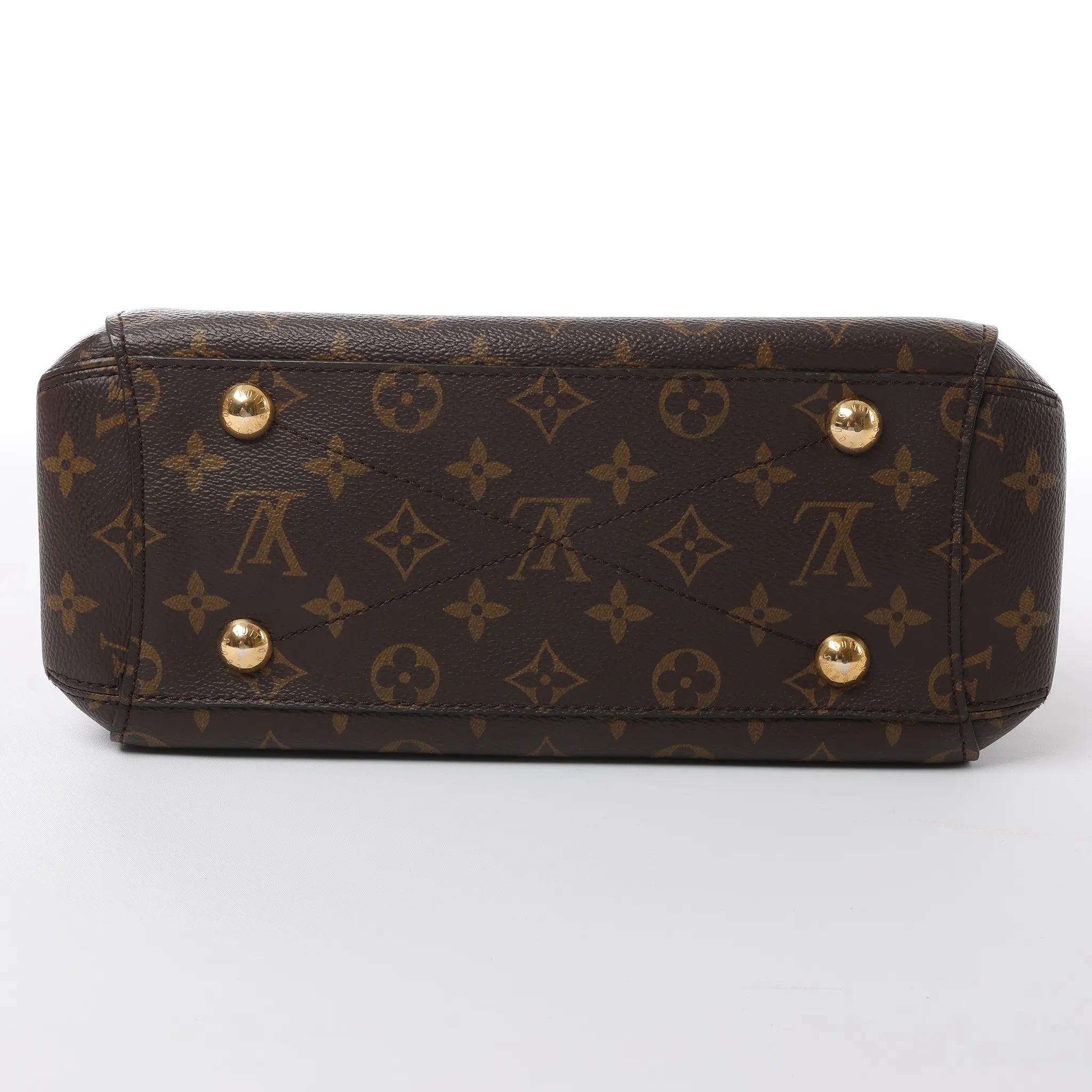 Louis Vuitton Montaigne BB Monogram Canvas Handbag in Brown M41055