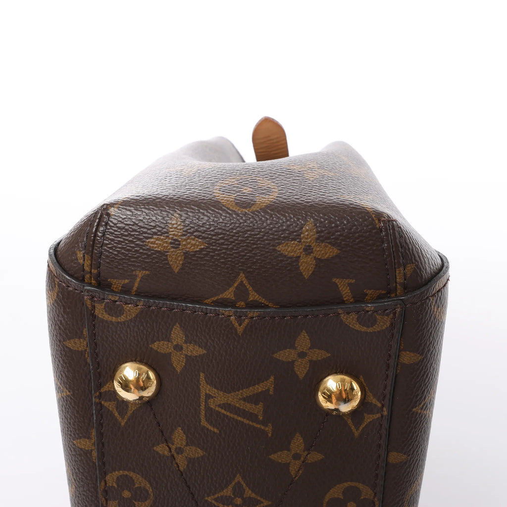 Louis Vuitton Montaigne BB Monogram Canvas Handbag in Brown M41055