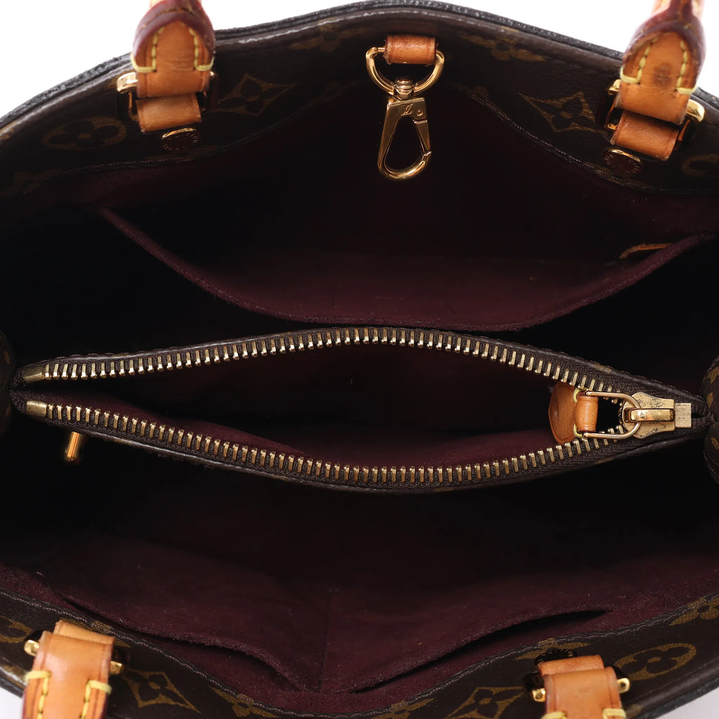 Louis Vuitton Montaigne BB Monogram Canvas 2Way Handbag in Brown M41055