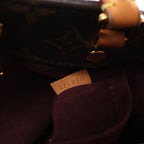 Louis Vuitton Montaigne BB Monogram Canvas 2Way Handbag in Brown M41055