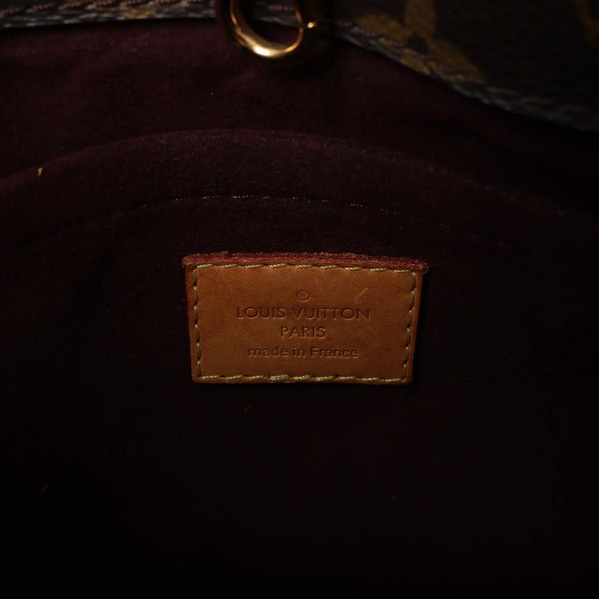 Louis Vuitton Montaigne BB Monogram Canvas 2Way Handbag in Brown M41055