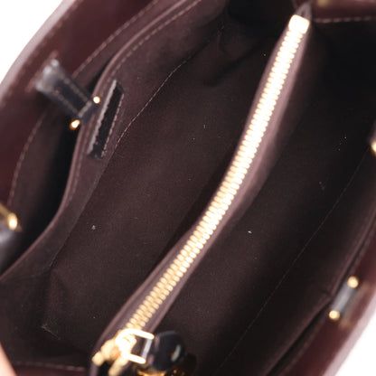 Louis Vuitton Montaigne BB Vernis Patent Leather 2Way Handbag in Dark Purple M50403