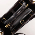 Louis Vuitton Montaigne BB Vernis Patent Leather 2Way Handbag in Dark Purple M50403