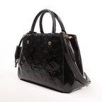 Louis Vuitton Montaigne BB Vernis Patent Leather 2Way Handbag in Dark Purple M50403