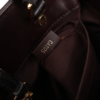 Louis Vuitton Montaigne BB Vernis Patent Leather 2Way Handbag in Dark Purple M50403