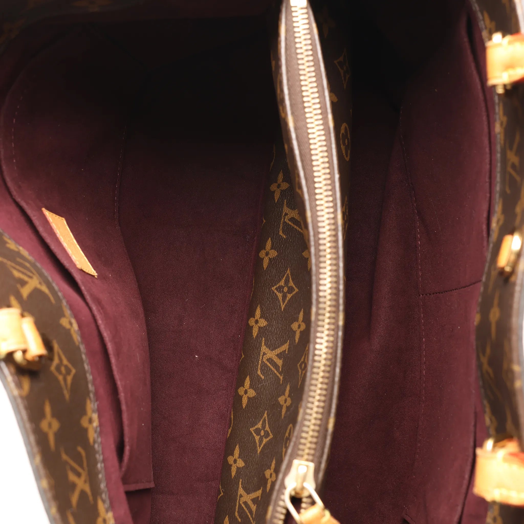 Louis Vuitton Montaigne GM Monogram 2Way Handbag in Brown M41067