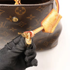 Louis Vuitton Montaigne GM Monogram 2Way Handbag in Brown M41067