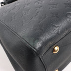 Louis Vuitton Monogram Empreinte Montaigne GM 2Way Handbag in Black M41069