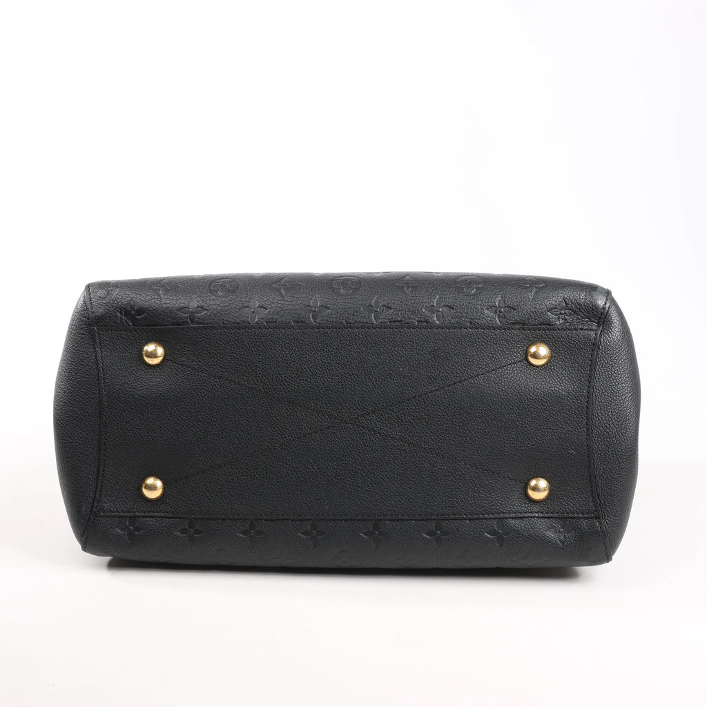 Louis Vuitton Monogram Empreinte Montaigne GM 2Way Handbag in Black M41069