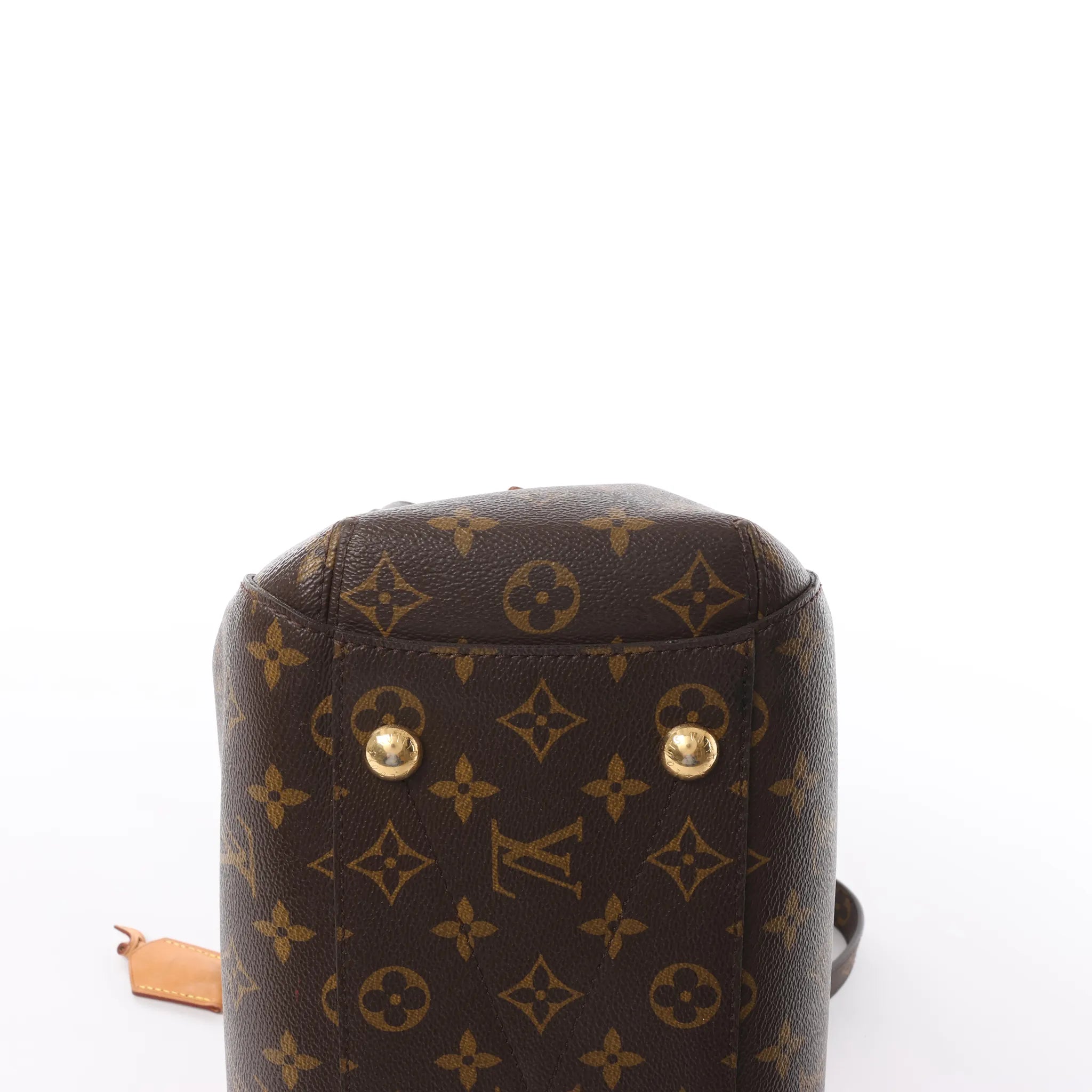 Louis Vuitton Montaigne MM Monogram Canvas 2Way Handbag in Brown M41056