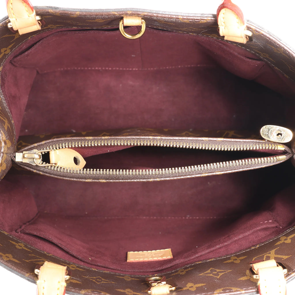 Louis Vuitton Montaigne MM Monogram Canvas Handbag in Brown M41056