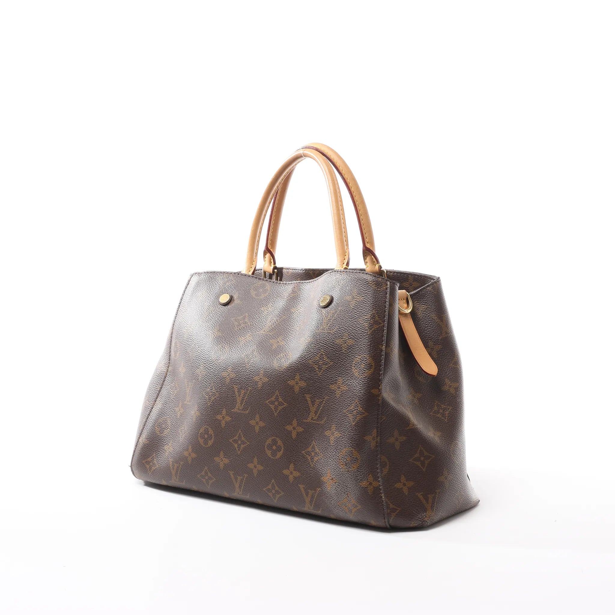 Louis Vuitton Montaigne MM Monogram Canvas Handbag in Brown M41056