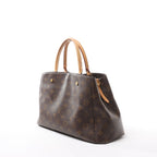 Louis Vuitton Montaigne MM Monogram Canvas Handbag in Brown M41056