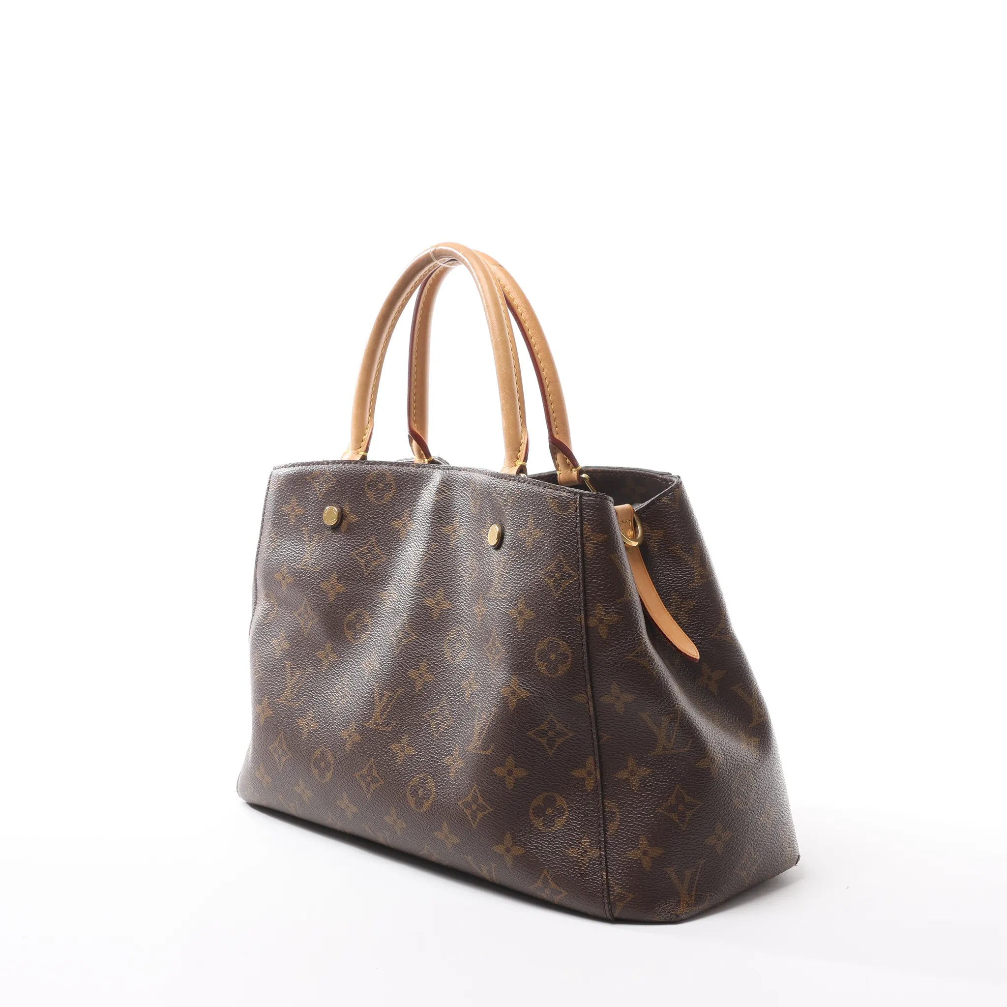 Louis Vuitton Montaigne MM Monogram Canvas Handbag in Brown M41056