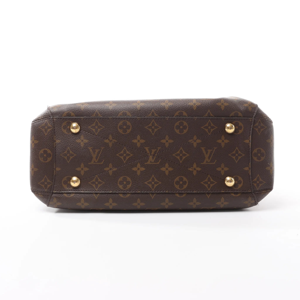 Louis Vuitton Montaigne MM Monogram Canvas Handbag in Brown M41056