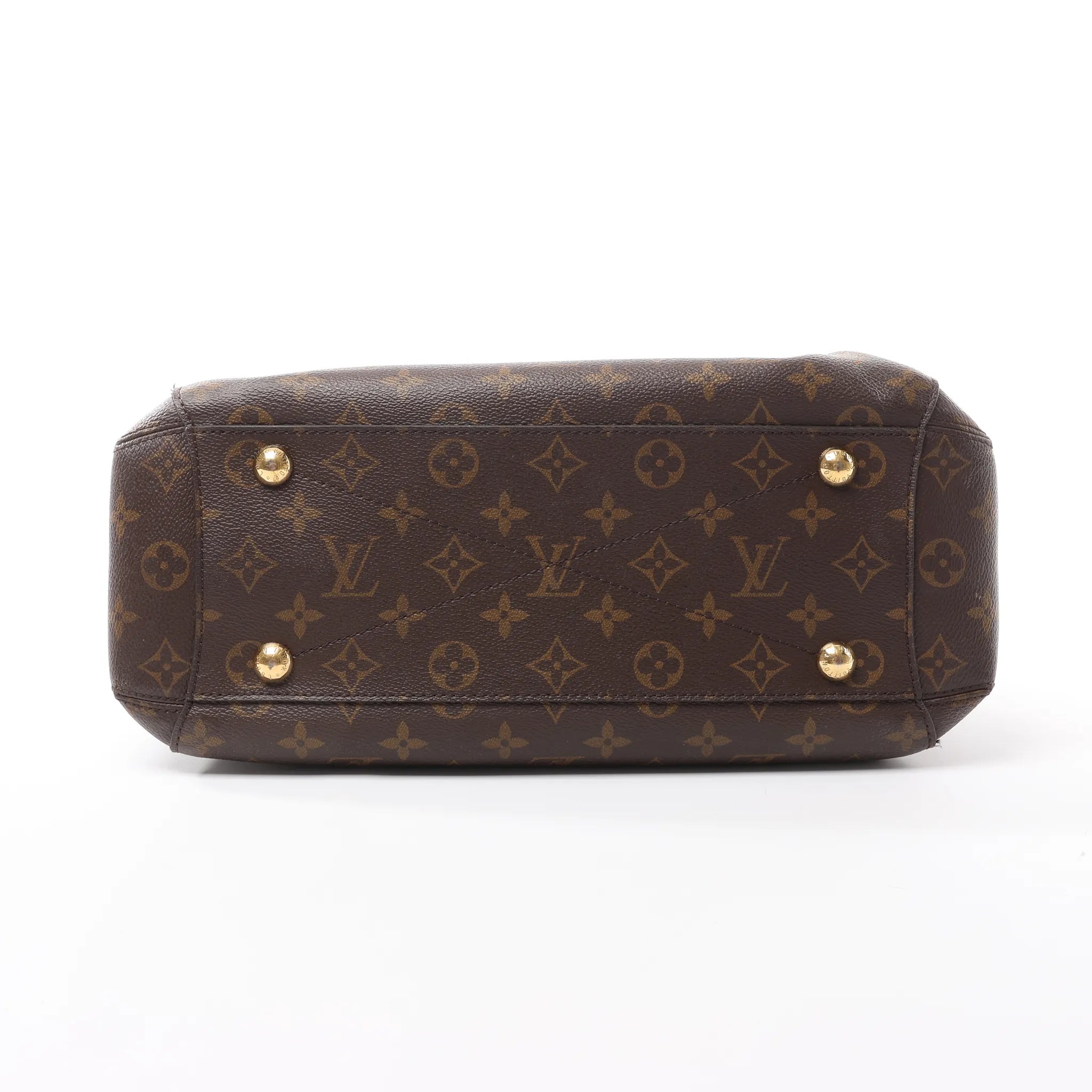 Louis Vuitton Montaigne MM Monogram Canvas Handbag in Brown M41056