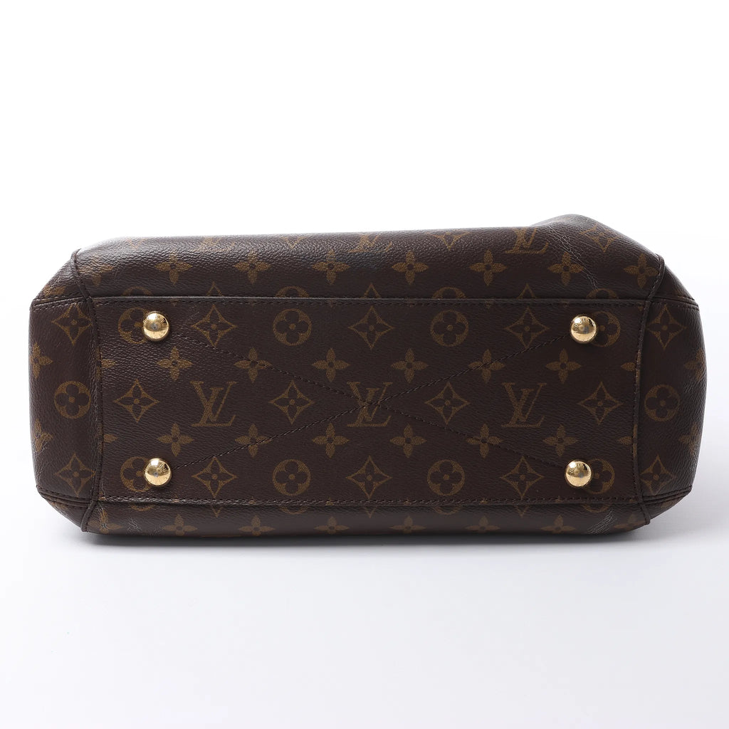 Louis Vuitton Montaigne MM Monogram Canvas 2Way Handbag in Brown M41056