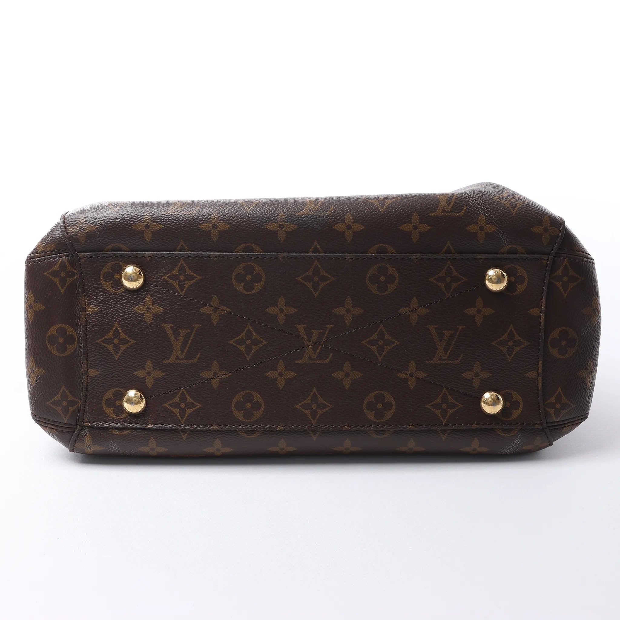 Louis Vuitton Montaigne MM Monogram Canvas 2Way Handbag in Brown M41056