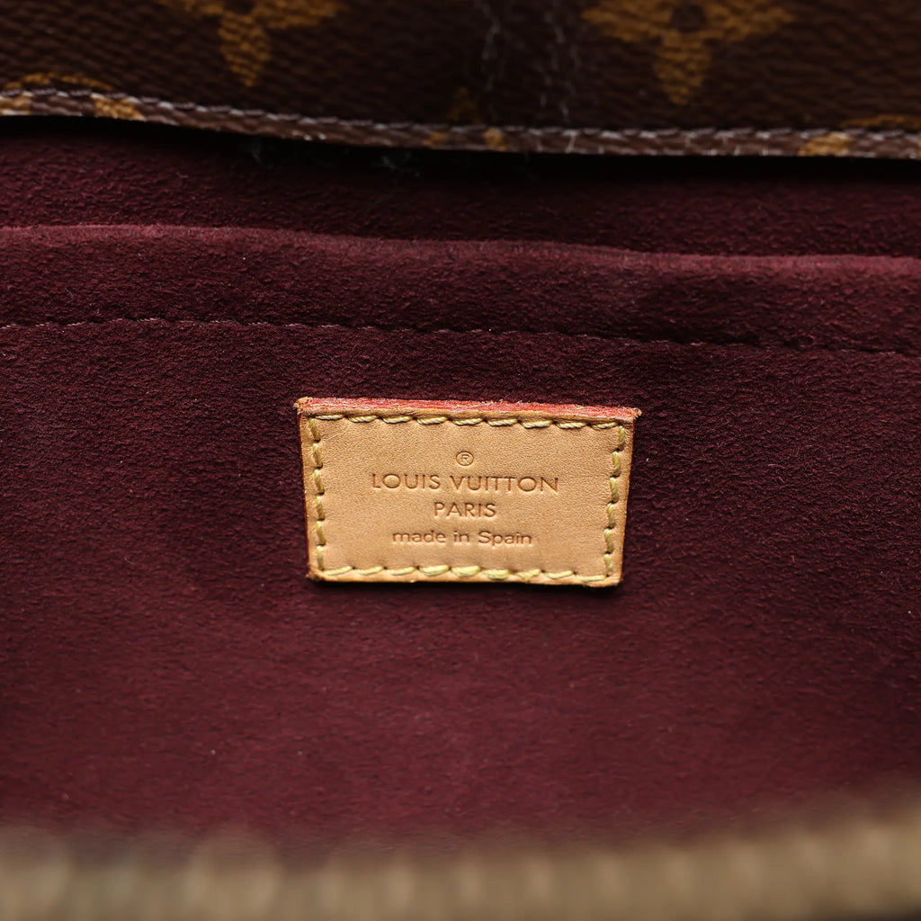 Louis Vuitton Montaigne MM Monogram Canvas 2Way Handbag in Brown M41056