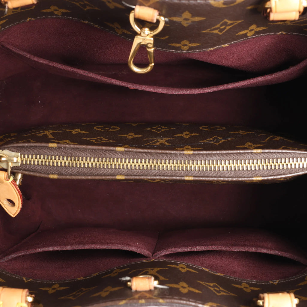Louis Vuitton Montaigne MM Monogram Canvas 2Way Handbag in Brown M41056