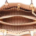Louis Vuitton Montaigne MM Monogram Empreinte 2Way Handbag in Beige M41152