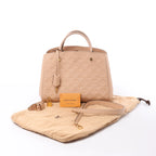 Louis Vuitton Montaigne MM Monogram Empreinte 2Way Handbag in Beige M41152