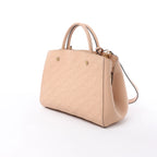 Louis Vuitton Montaigne MM Monogram Empreinte 2Way Handbag in Beige M41152