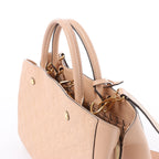 Louis Vuitton Montaigne MM Monogram Empreinte 2Way Handbag in Beige M41152