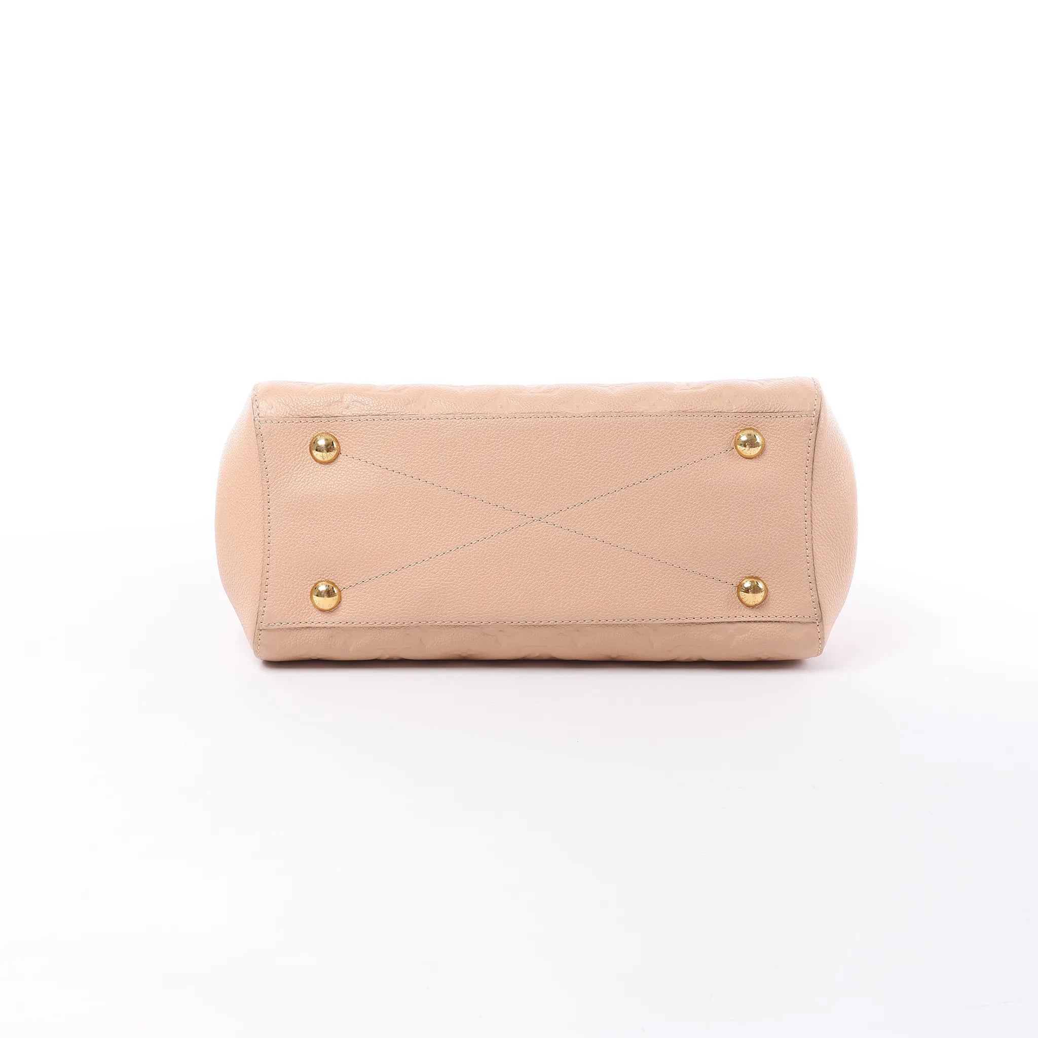 Louis Vuitton Montaigne MM Monogram Empreinte 2Way Handbag in Beige M41152