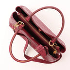 Louis Vuitton Montaigne MM Monogram Empreinte 2Way Handbag in Burgundy M43258