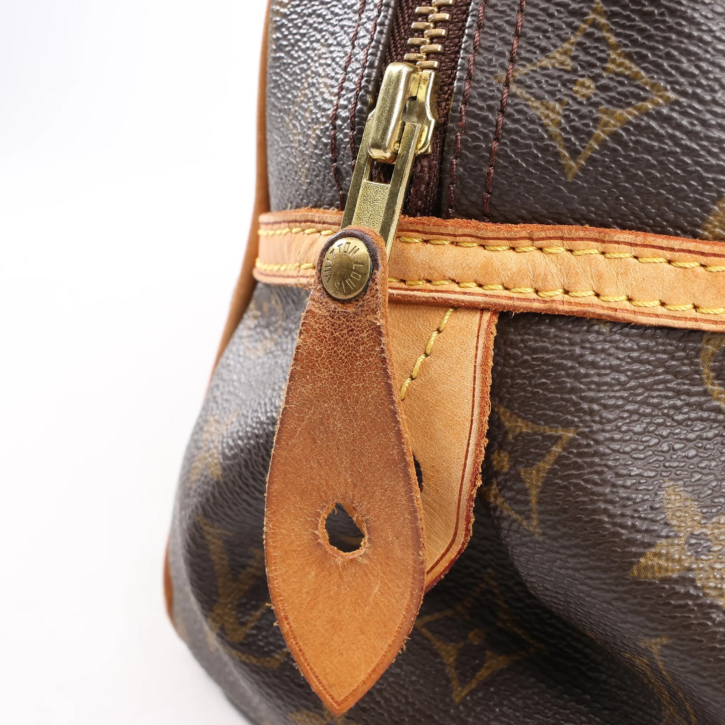 Sac bandoulière Louis Vuitton Montorgueil PM en toile Monogram marron M95565