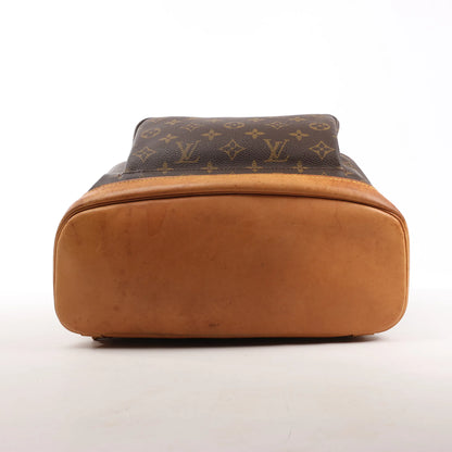 Louis Vuitton Montsouris GM Monogram Canvas Vintage Backpack in Brown M51135