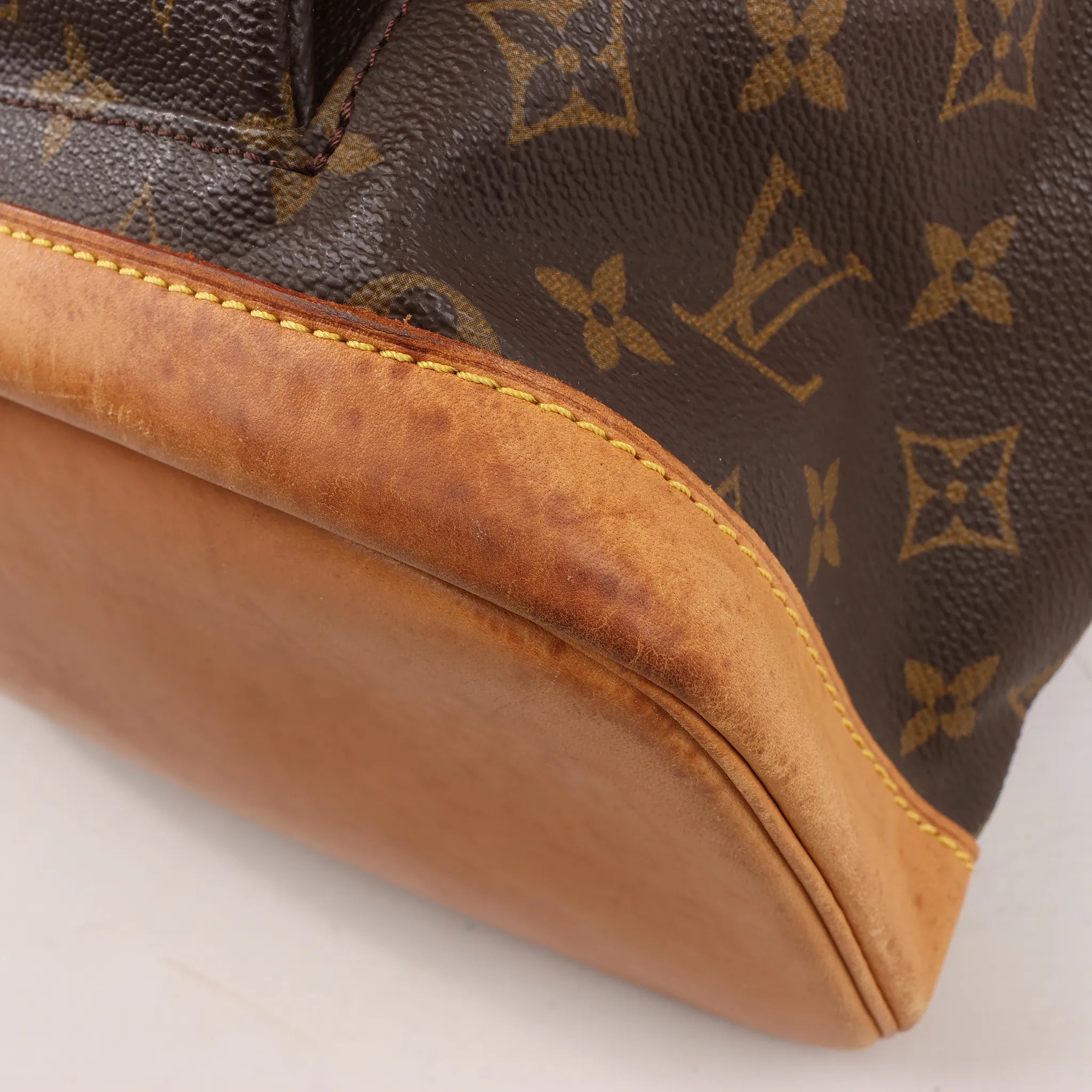 Louis Vuitton Montsouris GM Monogram Canvas Vintage Backpack in Brown M51135