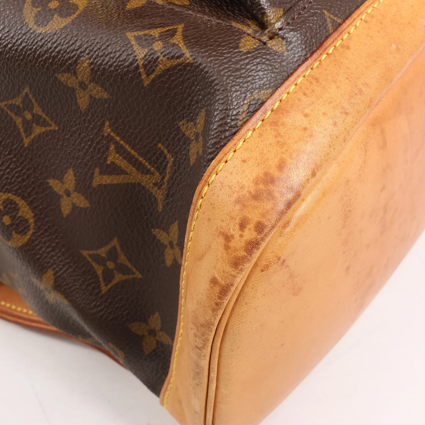 Louis Vuitton Montsouris GM Monogram Canvas Vintage Backpack in Brown M51135